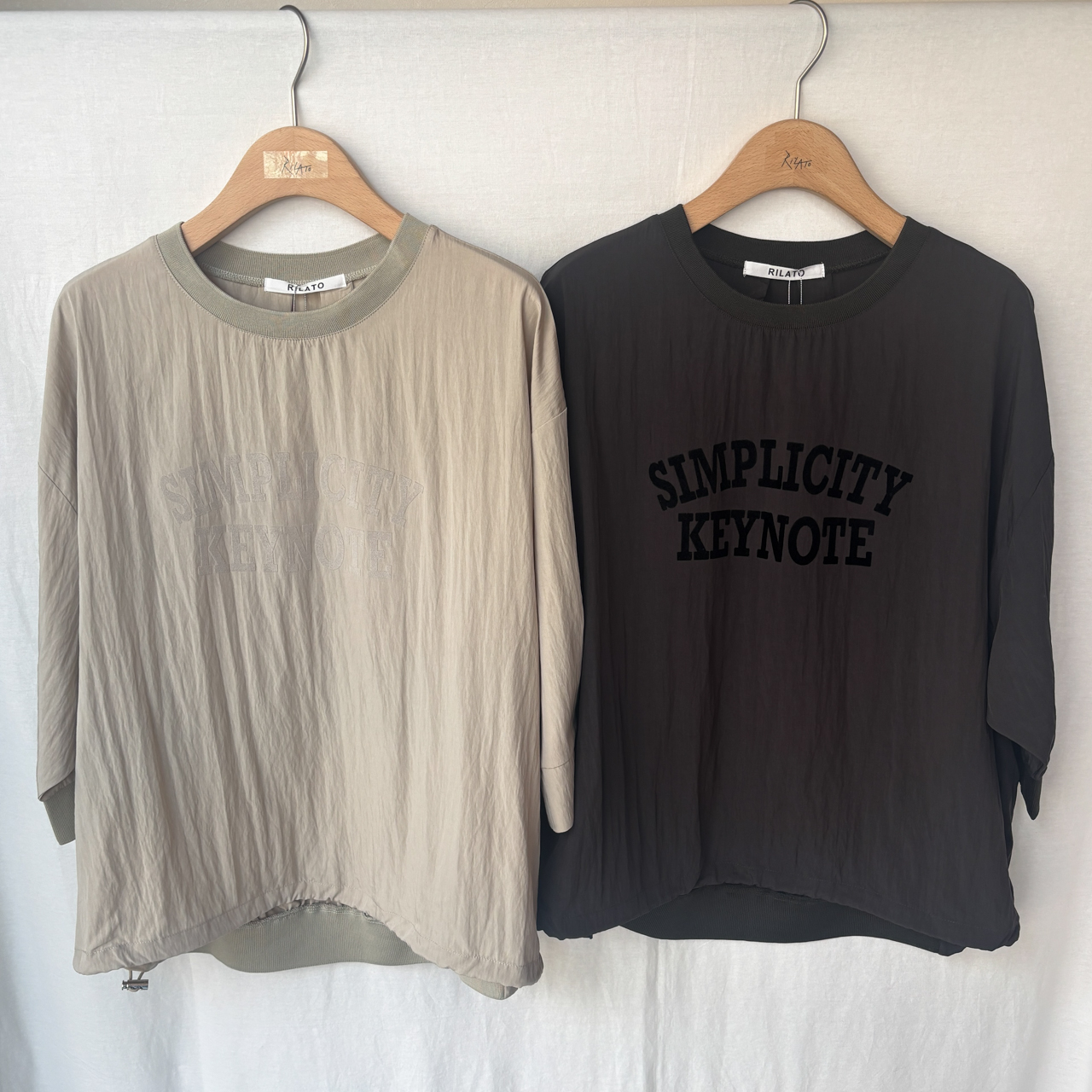 【RILATO NEW ITEM vol.4】フロッキーロゴプリントTシャツ