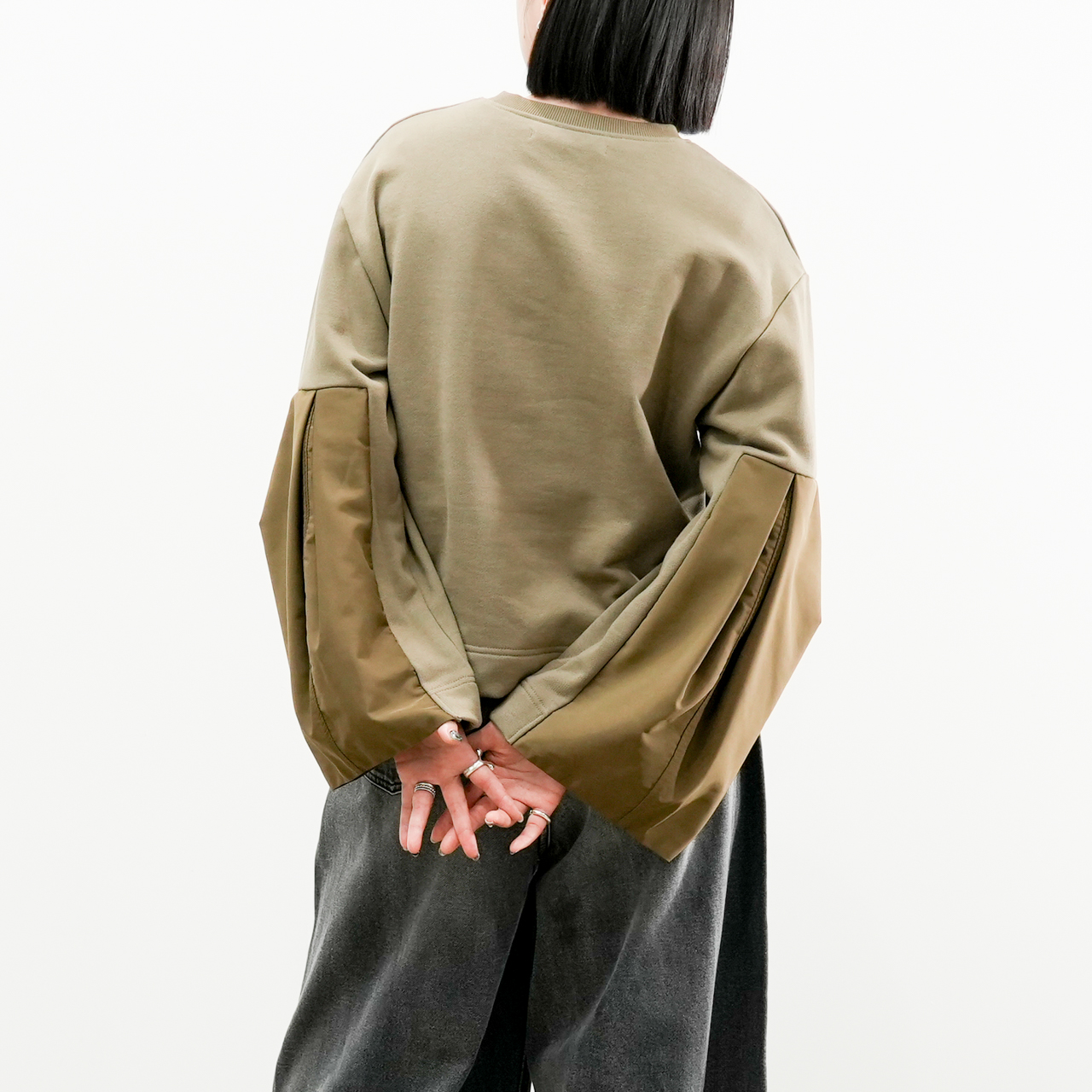 ミリタリーテイストスウェットプルオーバー(R25314) - 画像 (4)