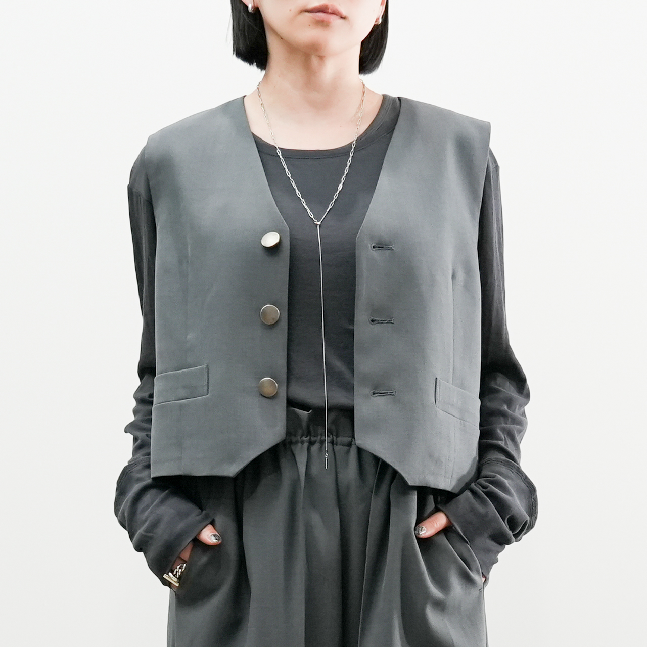 ウールライクベスト(R25396)