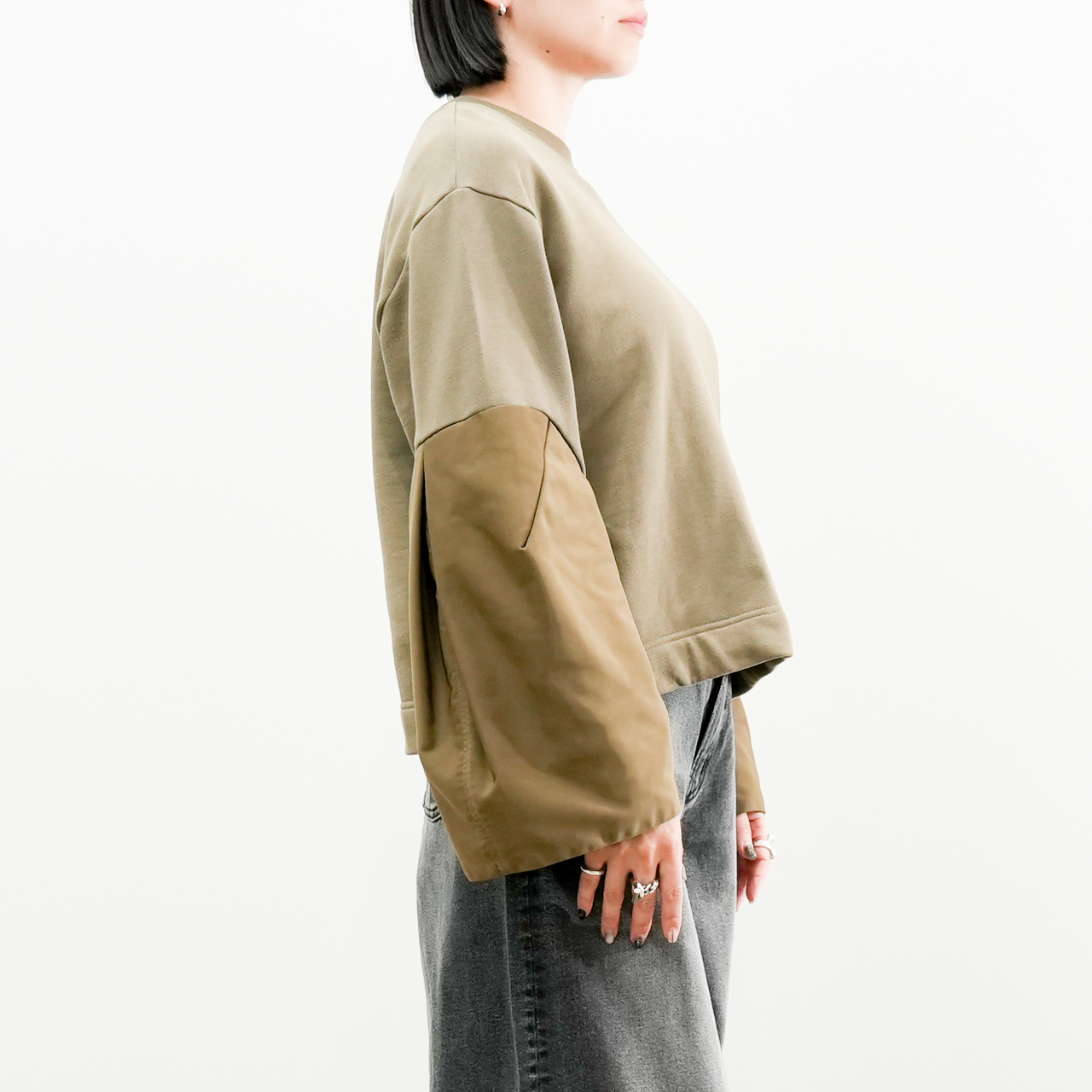 ミリタリーテイストスウェットプルオーバー(R25314) - 画像 (3)