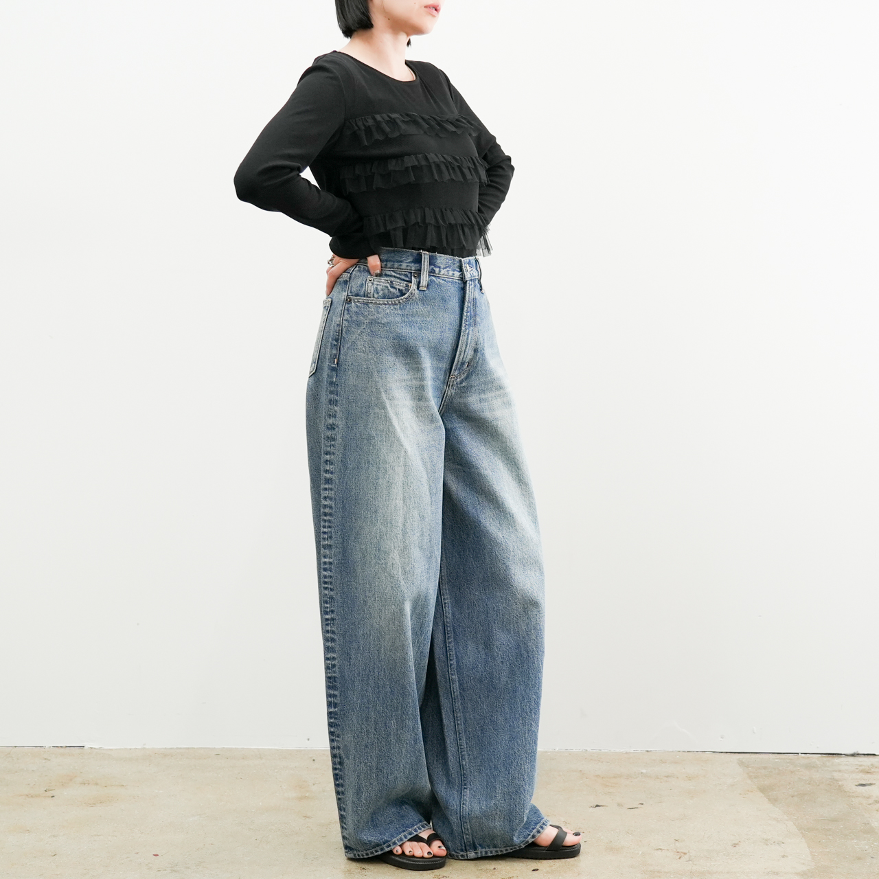 チュールボーダーカットソー(R25322) - 画像 (10)