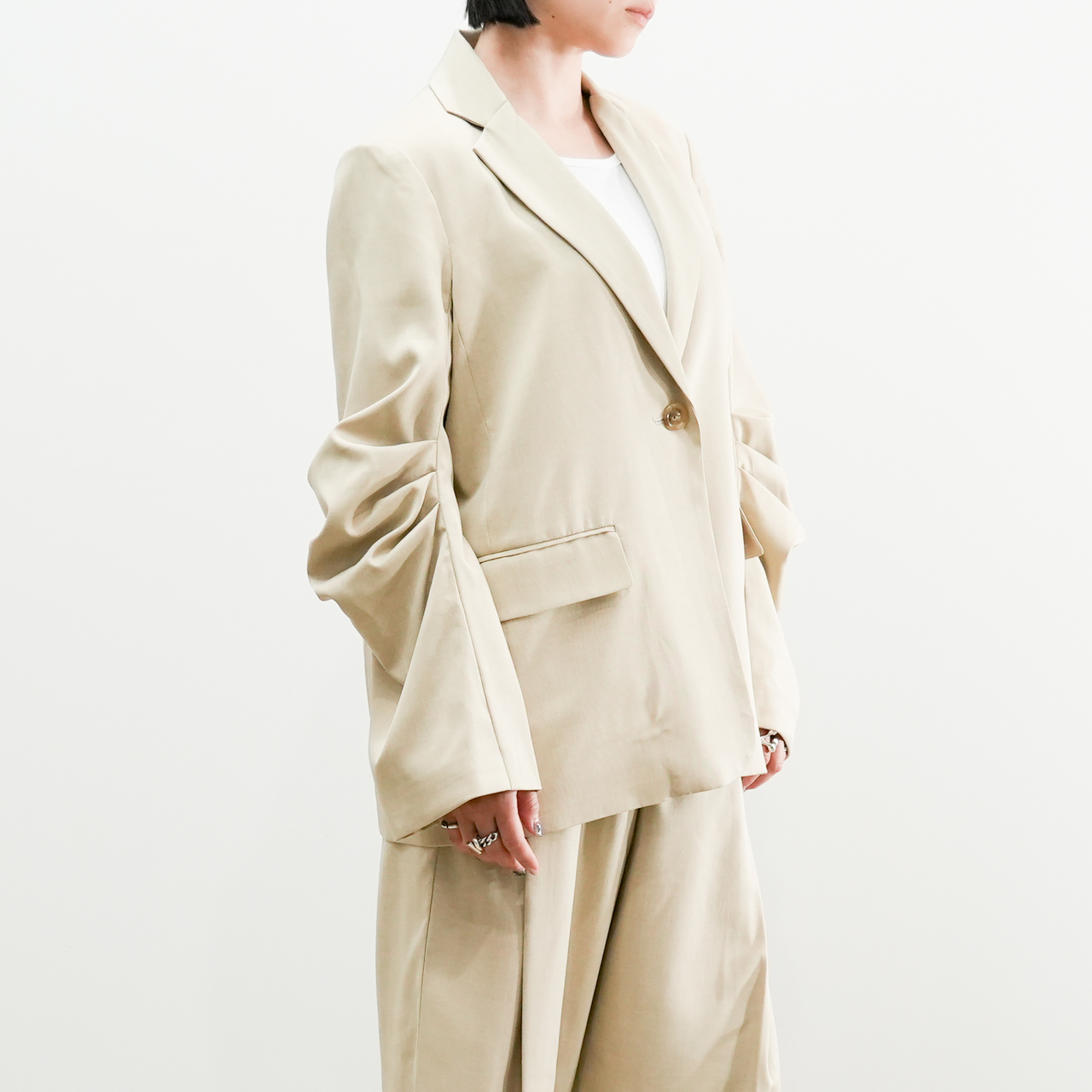 袖タックテーラージャケット(R25310) - 画像 (3)