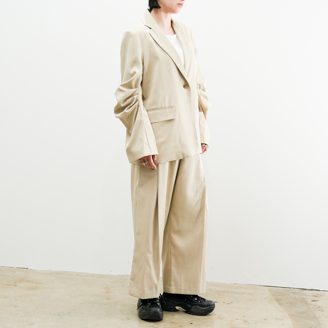 袖タックテーラージャケット(R25310) - 画像 (8)