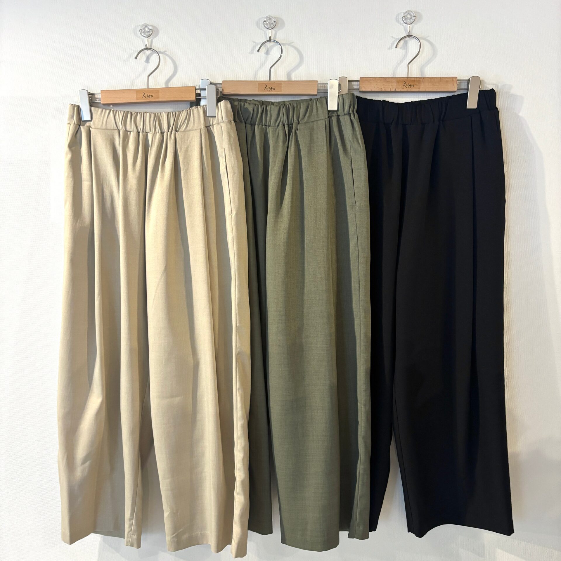 【RILATO NEW ITEM vol.24】タックパンツ