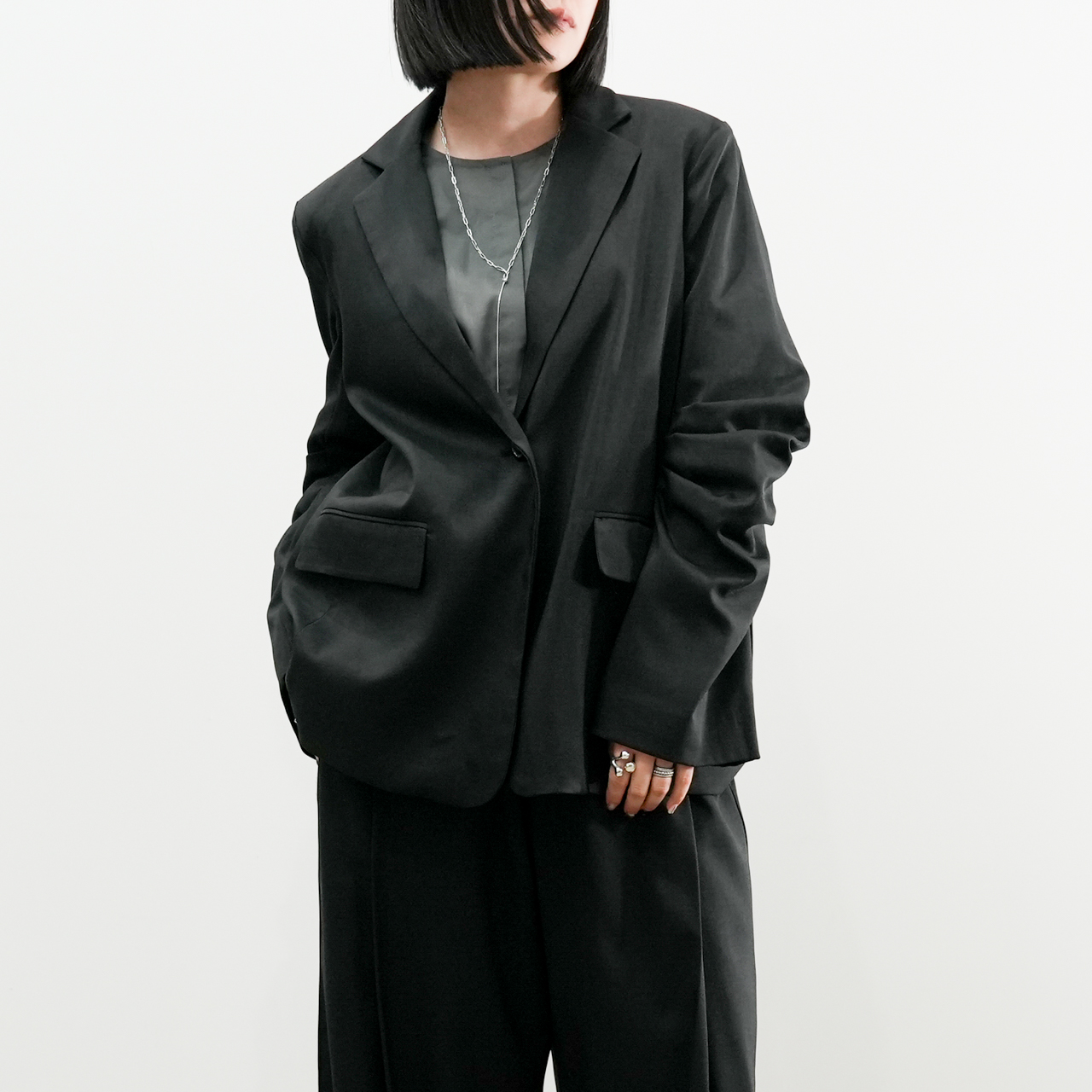 袖タックテーラージャケット(R25310) - 画像 (6)