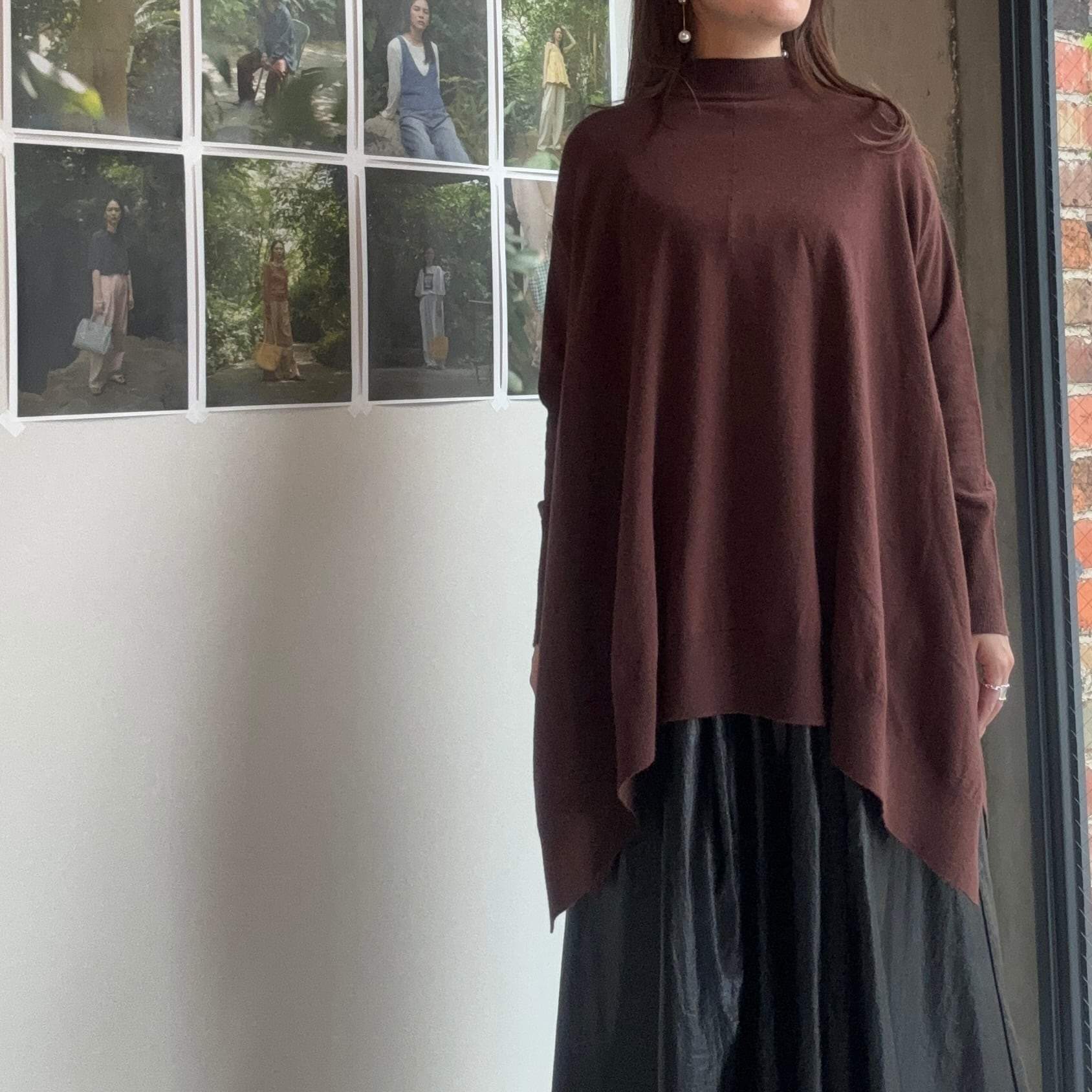 【RILATO NEW ITEM vol.37】ハイネックニットポンチョ