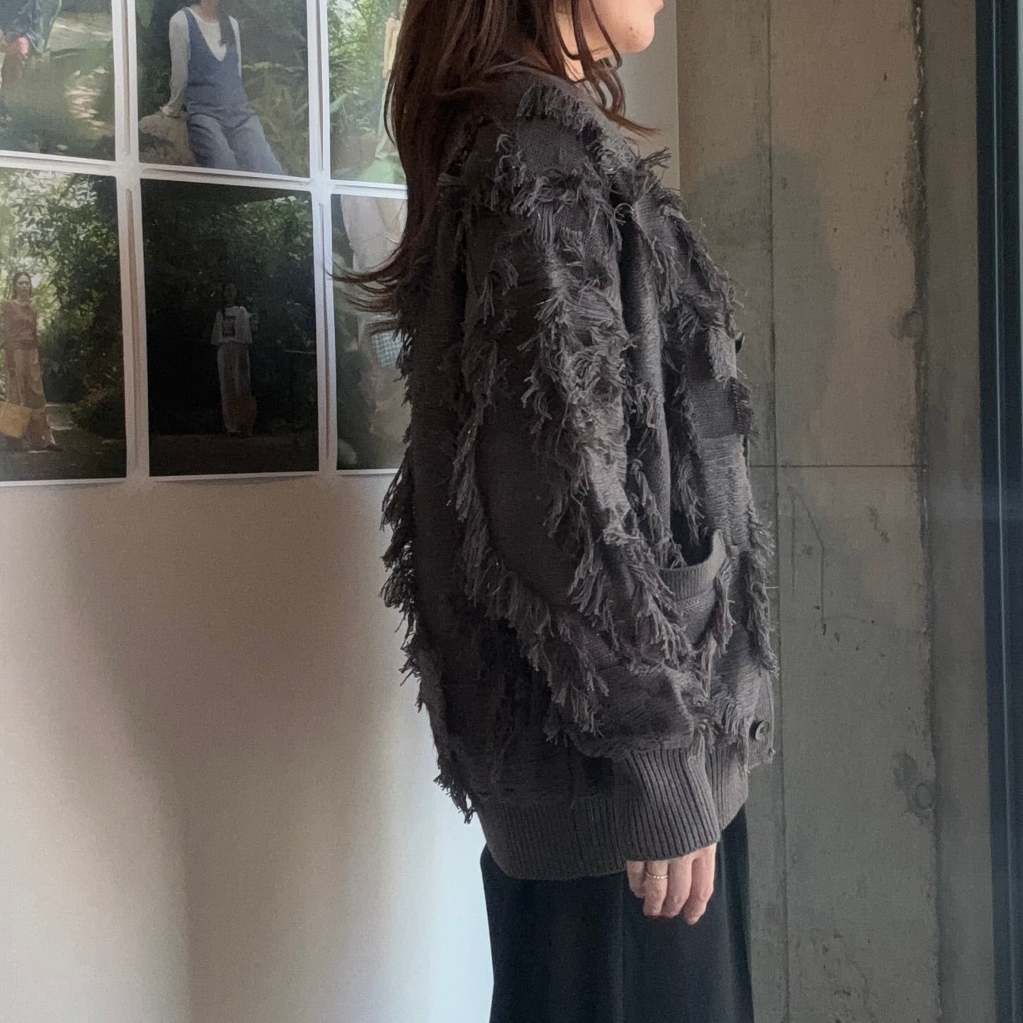 ラメシャギーカーディガン(R25403) - 画像 (7)