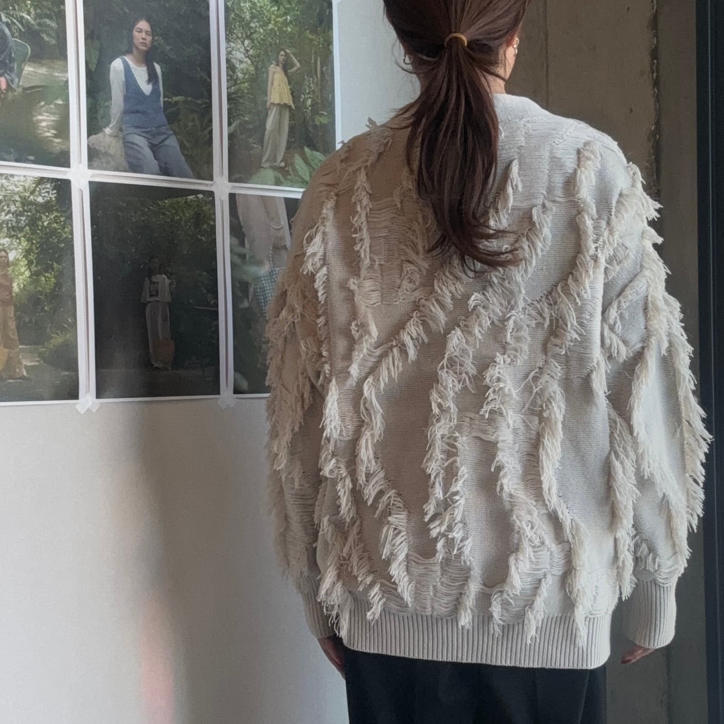 ラメシャギーカーディガン(R25403) - 画像 (5)