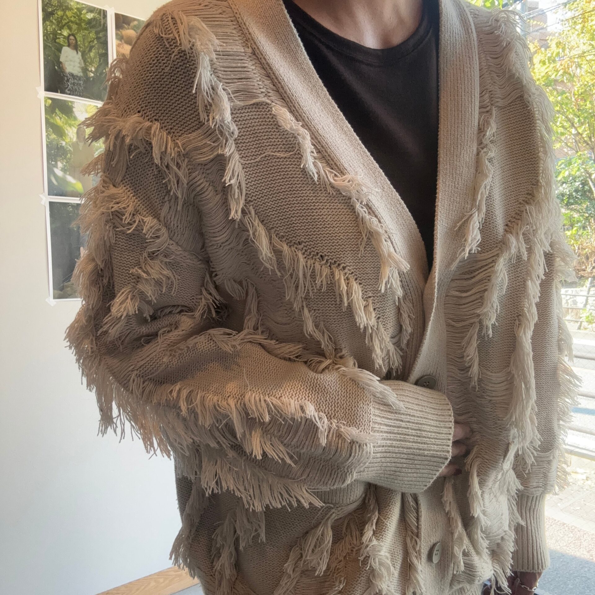 ラメシャギーカーディガン(R25403) - 画像 (9)