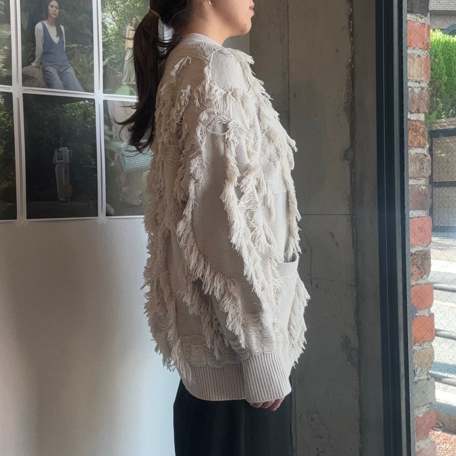 ラメシャギーカーディガン(R25403) - 画像 (4)